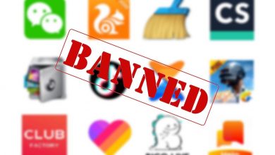 Top 5 Chinese banned apps