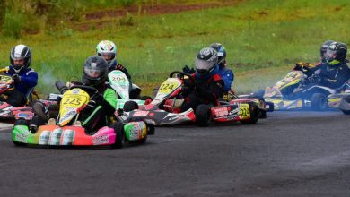 Karting in Misiones: they defied the weather and the celebration of the champions was unleashed in Posadas