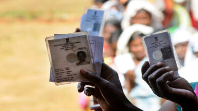 Aadhar card entered in voter list