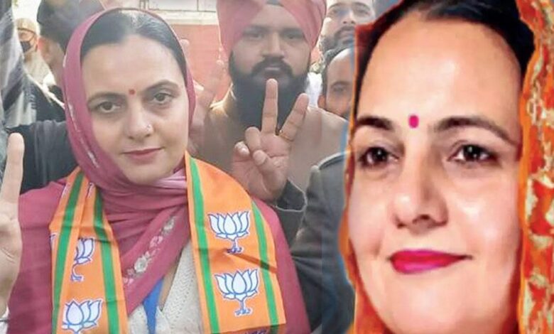 Amidst hot politics in Punjab, BJP won, Sarabjit Kaur became the mayor of Chandigarh