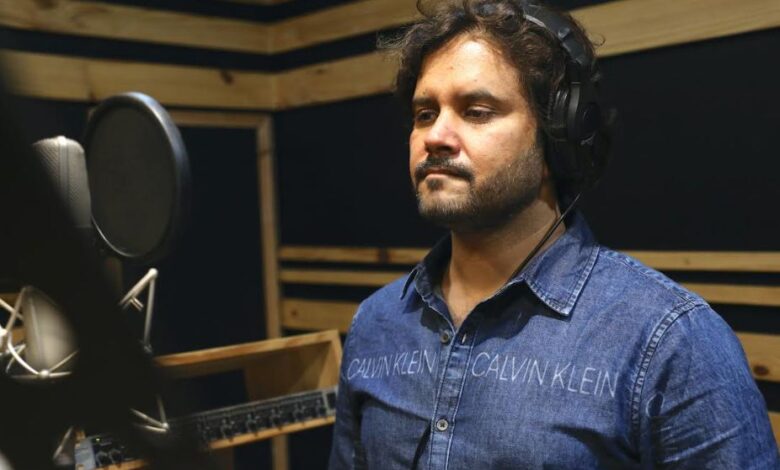 Javed Ali records an emotional song for Vishal Gaikwad's Hindi film APIK